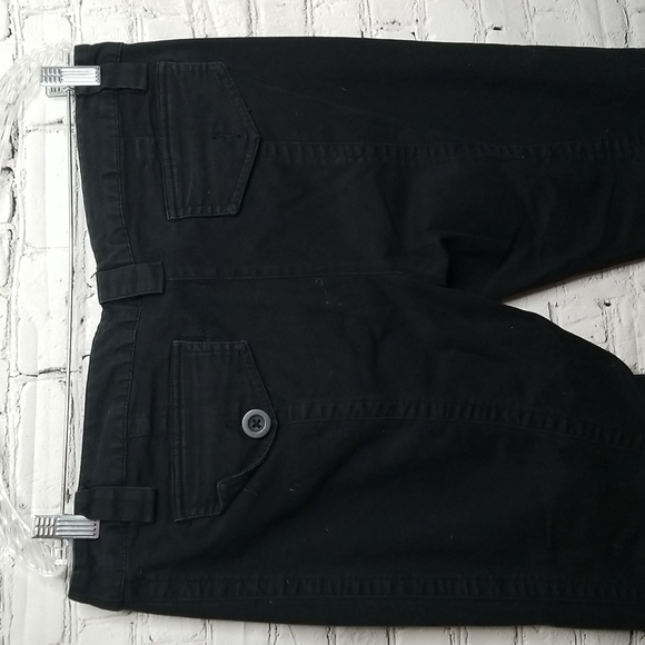 Moda International Y2K Wide Leg Black Pants Size 12 Tall EUC - Picture 5 of 6